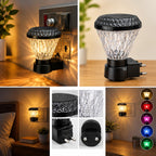 Diamond Style 0.5W 2-Pin Plug & Play Night Lamp (Random Color)