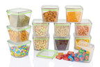 Clear Plastic Food Storage Containers with Lids,  500 ML (PACK OF 4)