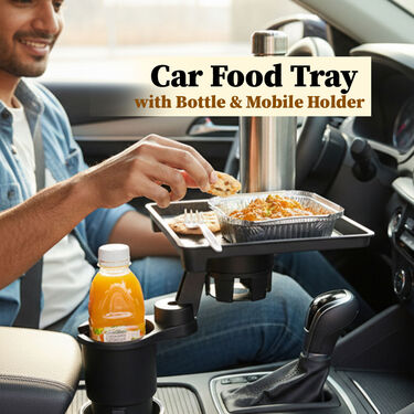 Car Food Tray With Bottle Holder (CFT3)