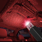 Portable USB Night Light Decorations for Car, Ceiling, Bedroom pack of 1